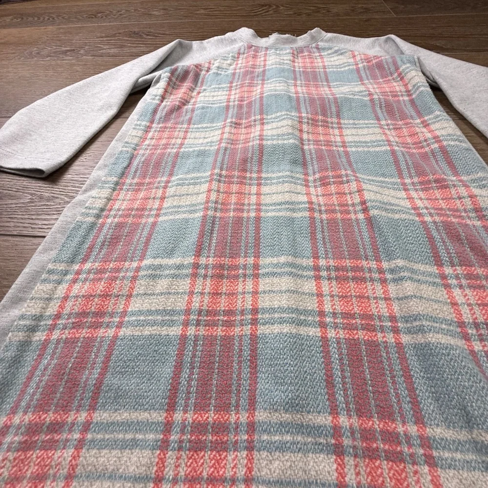 EGG by Susan Lazar girls plaid dress, pink/blue/gray, lined, fall, holiday sz 6